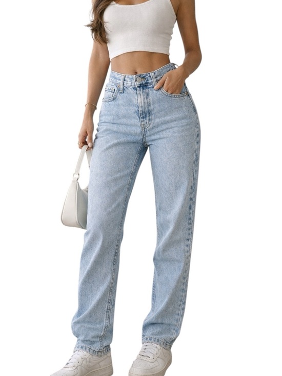 Levi's Denim - Levi’s Low Pro Straight Jeans Size 27 Light Wash Low Rise Y2K